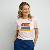 Load image into Gallery viewer, Olive Books T-Shirt - Punny Book Lover Tee - Fun Graphic Tee for Readers
