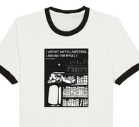 Load image into Gallery viewer, Emily Dickinson Quote T-Shirt: Book Lover Ringer Tee
