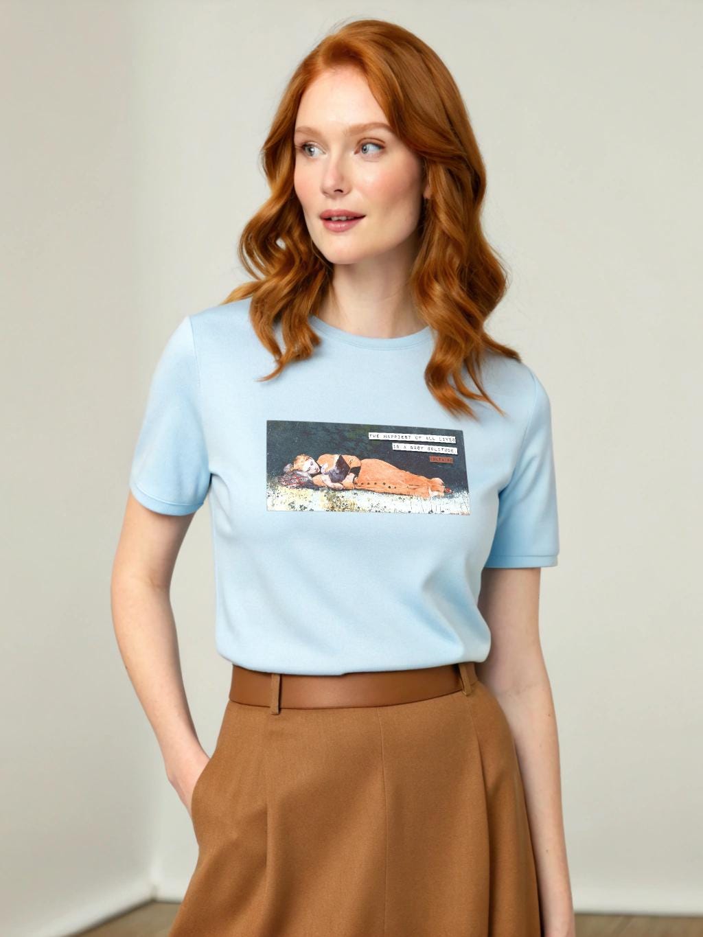 Busy Solitude T-Shirt | Winslow Homer Inspired Quote Tee | Modern Art Apparel